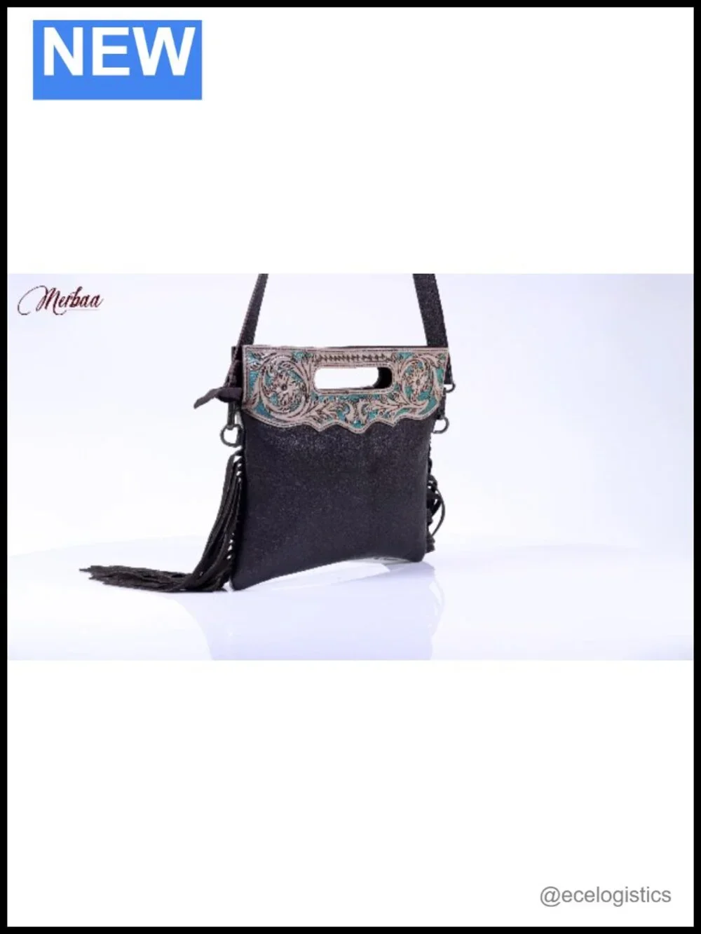 Women Real Cowhide Leather Crossbody Sling Bag with Adjustable Detachable Strap